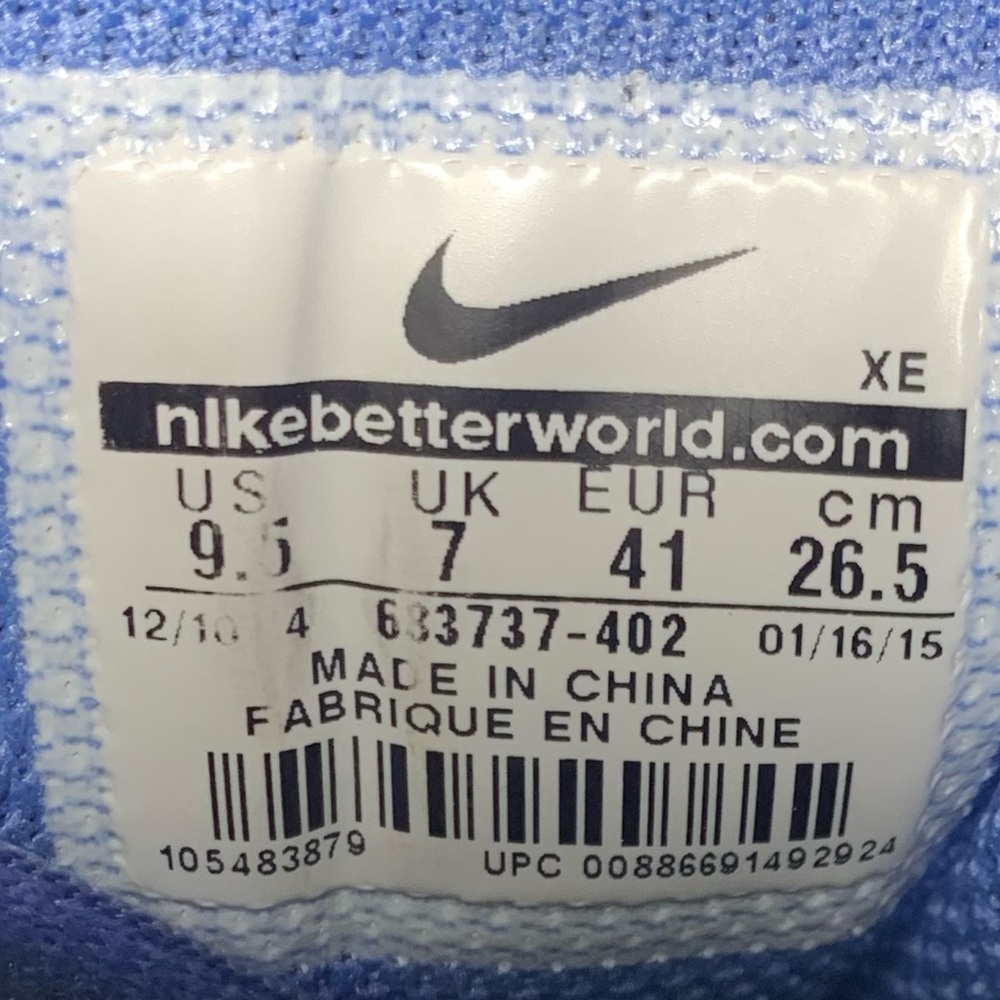 Nike Air Zoom Structure 18 Blue Running Shoes Women's 683737-402 - Picture 9 of 9